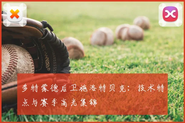 多特蒙德后卫施洛特贝克：技术特点与赛季高光集锦